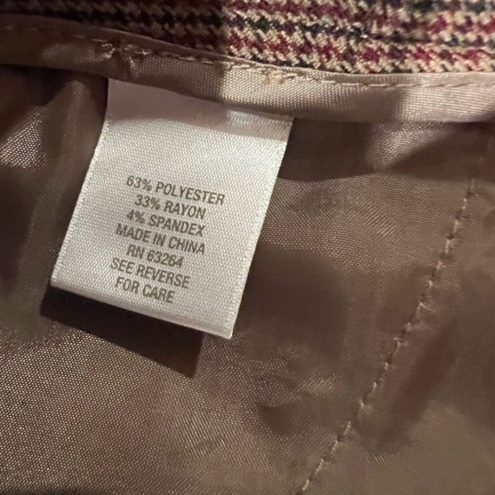 ❗️🤎❗️Roz & Ali Brown Wide Leg Pants✨️EUC✨️Sz 10R🤎❗️ - Picture 9 of 10